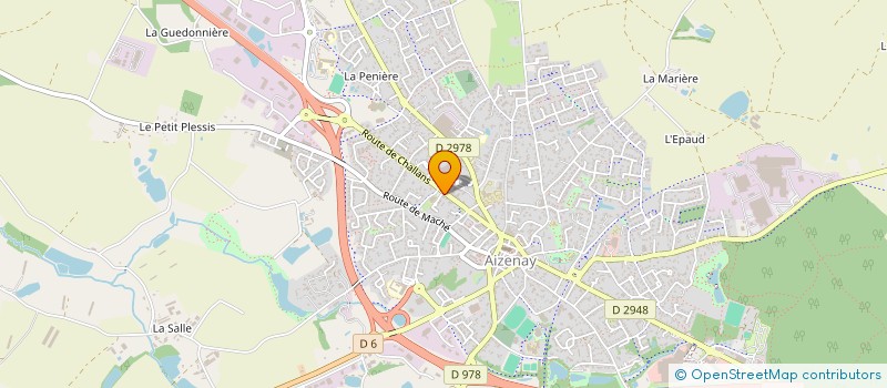 localisation de l'entreprise IMPRIMERIE MOULARD à AIZENAY