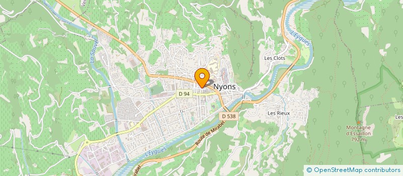 localisation de l'entreprise IMPRIMERIE MOUTARD  NYONS