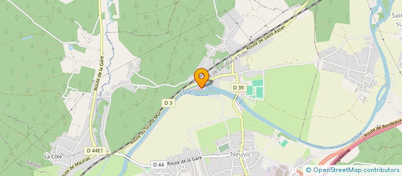 localisation de l'entreprise IMPRIMERIE NOIRE ENCREE  THIVIERS