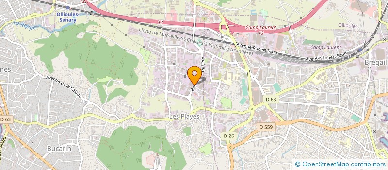 localisation de l'entreprise IMPRIMERIE NOUVELLE à SIX-FOURS-LES-PLAGES