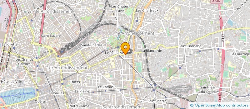 localisation de l'entreprise IMPRIMERIE NOUVELLE LA BOUQUERIE à MARSEILLE