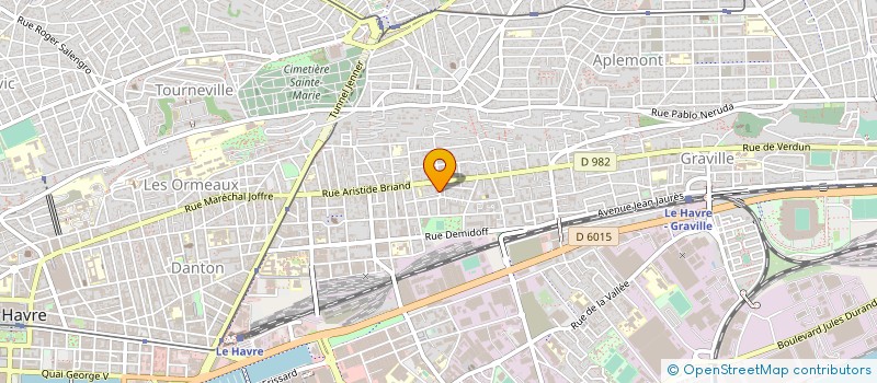 localisation de l'entreprise IMPRIMERIE OFFSET S G à LE HAVRE