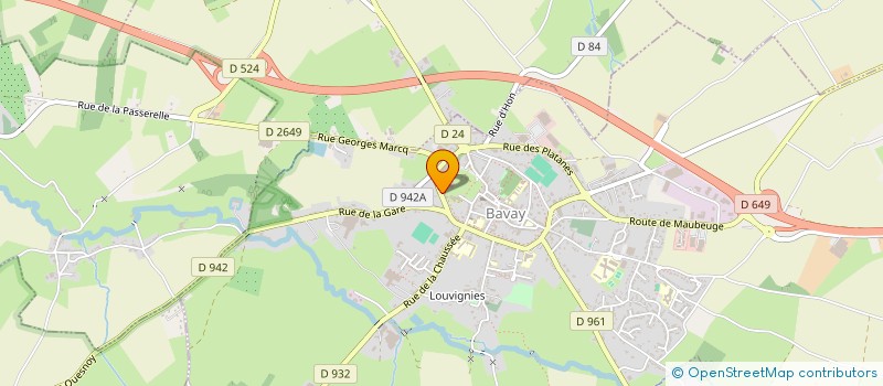 localisation de l'entreprise IMPRIMERIE PLATTEEUW à BAVAY