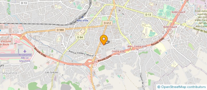 localisation de l'entreprise IMPRIMERIE PORTIER  ALBI