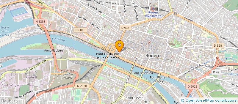 localisation de l'entreprise IMPRIMERIE R PIEPLU PAPETERIE à ROUEN