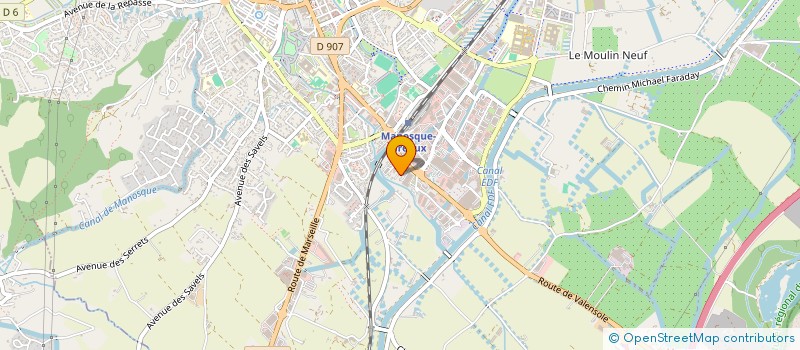 localisation de l'entreprise IMPRIMERIE RAPID COMPO à MANOSQUE