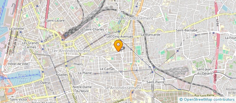 localisation de l'entreprise IMPRIMERIE RASPAIL à MARSEILLE