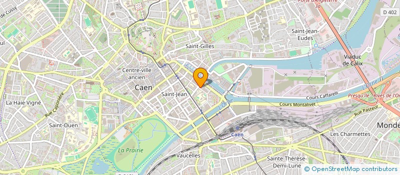 localisation de l'entreprise IMPRIMERIE REGIONALE à CAEN