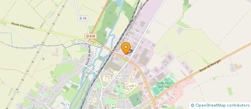 localisation de l'entreprise IMPRIMERIE RENAULDON à ISSOUDUN