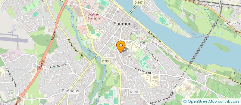 localisation de l'entreprise IMPRIMERIE RETHORE  SAUMUR