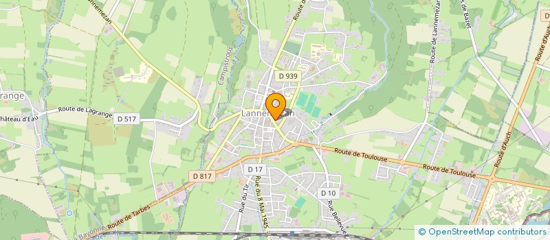 localisation de l'entreprise IMPRIMERIE RICAUD à LANNEMEZAN