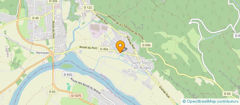 localisation de l'entreprise IMPRIMERIE RICCI SARL à LAGNIEU