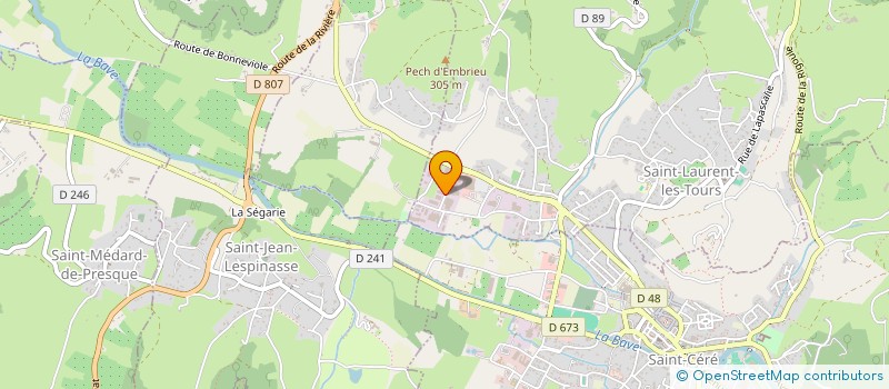 localisation de l'entreprise IMPRIMERIE RIOL  SAINT-LAURENT-LES-TOURS