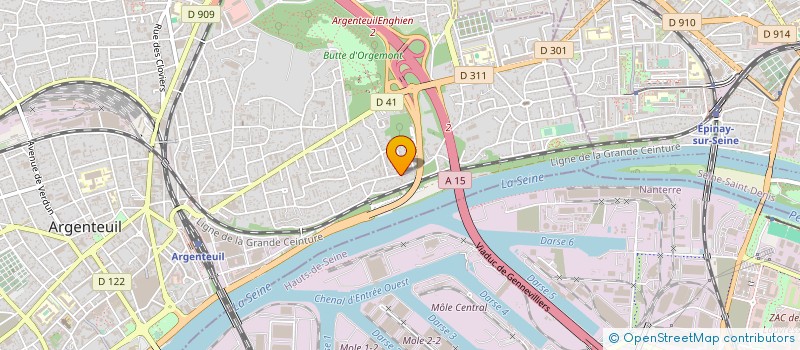 localisation de l'entreprise IMPRIMERIE RIVIER à ARGENTEUIL