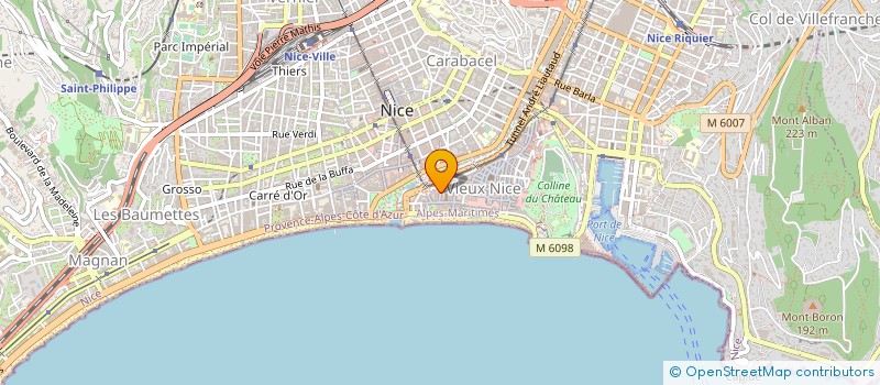 localisation de l'entreprise IMPRIMERIE ROBERT à NICE