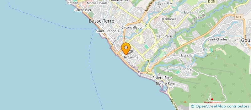 localisation de l'entreprise IMPRIMERIE ROCHEMONT  BASSE-TERRE