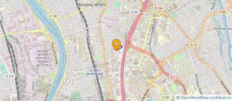 localisation de l'entreprise IMPRIMERIE ROQUES à CRETEIL
