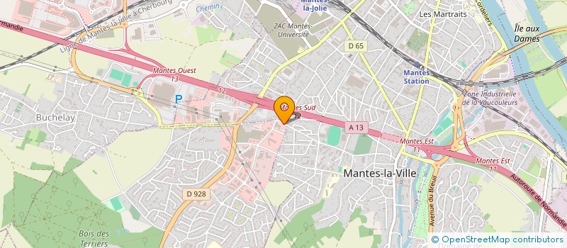 localisation de l'entreprise IMPRIMERIE ROYER  MAGNANVILLE