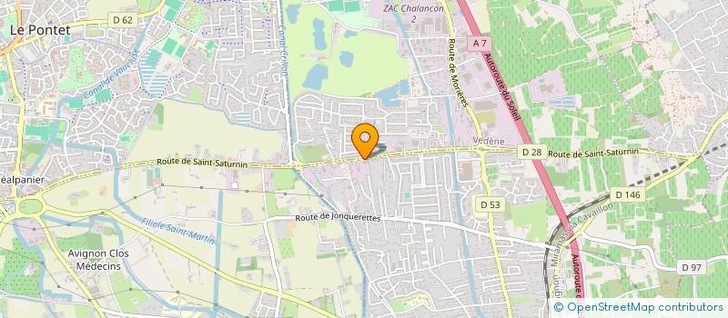 localisation de l'entreprise IMPRIMERIE RULLIERE LIBECCIO  MORIERES-LES-AVIGNON