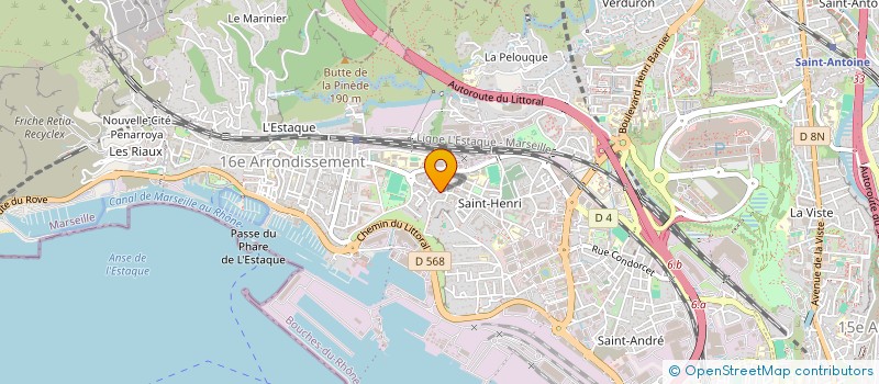 localisation de l'entreprise IMPRIMERIE SAINT HENRI à MARSEILLE