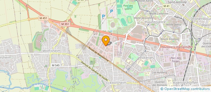 localisation de l'entreprise IMPRIMERIE SCHILDKNECHT  ECKBOLSHEIM