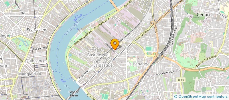 localisation de l'entreprise IMPRIMERIE SEDEL à BORDEAUX