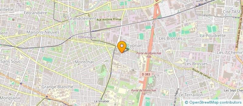 localisation de l'entreprise IMPRIMERIE SIBILAT  BRON