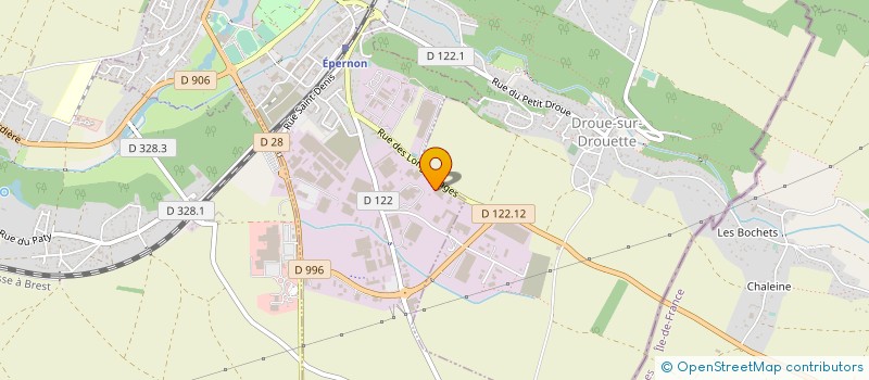 localisation de l'entreprise IMPRIMERIE SMIC à EPERNON
