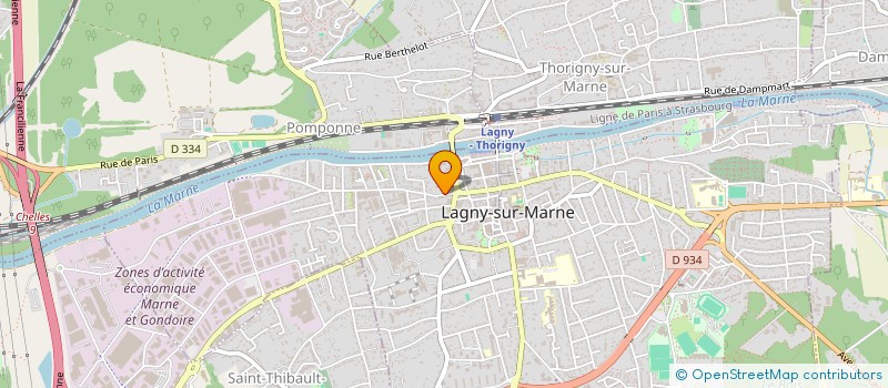 localisation de l'entreprise IMPRIMERIE SOL à LAGNY-SUR-MARNE