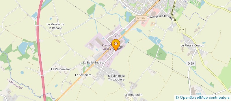 localisation de l'entreprise IMPRIMERIE SOULARD à ESSARTS-EN-BOCAGE
