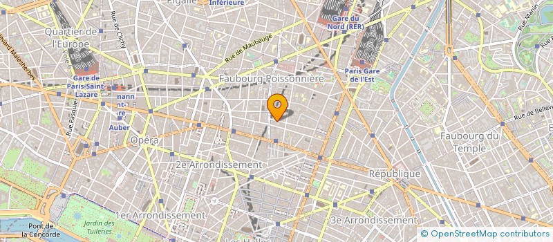 localisation de l'entreprise IMPRIMERIE SUBER  PARIS