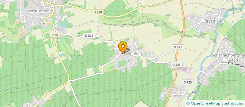 localisation de l'entreprise IMPRIMERIE UNAL à TRAENHEIM