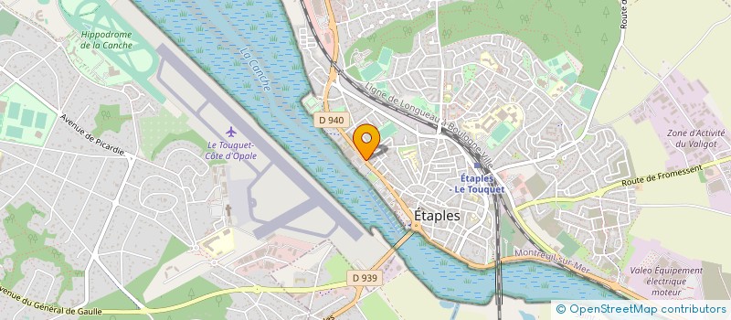 localisation de l'entreprise IMPRIMERIE VAG à ETAPLES