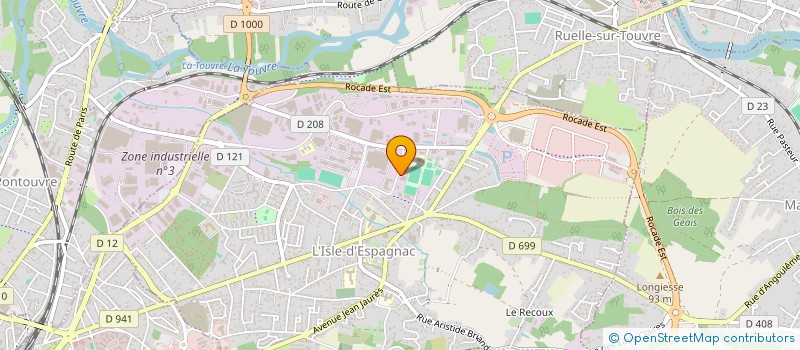 localisation de l'entreprise IMPRIMERIE VALANTIN G. à L'ISLE-D'ESPAGNAC