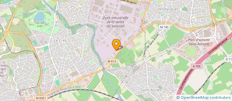 localisation de l'entreprise IMPRIMERIE VIDAL ET CIE à VENDARGUES
