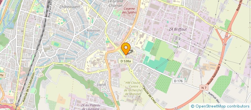 localisation de l'entreprise IMPRIMERIE VOLLE SARL  VALENCE