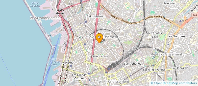 localisation de l'entreprise IMPRIMERIE VOLTAIRE  MARSEILLE