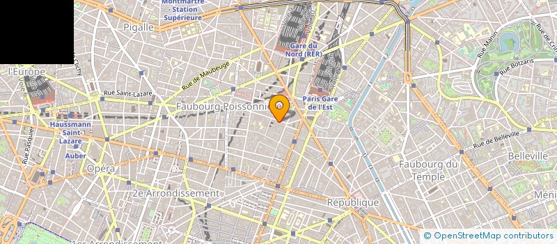 localisation de l'entreprise IMPRIMERIE W W à PARIS