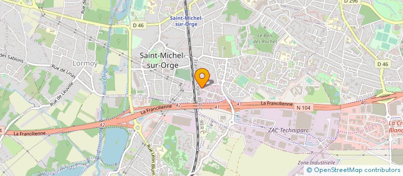 localisation de l'entreprise IMPRIMERIE WILLAUME EGRET à SAINT-MICHEL-SUR-ORGE