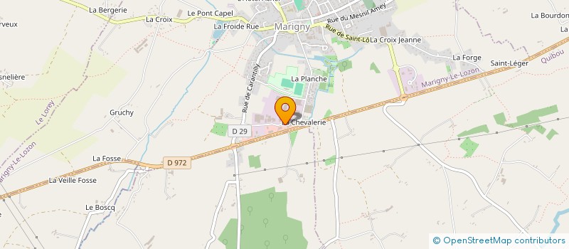 localisation de l'entreprise IMPRIMERIE XAVIER GARLAN  MARIGNY-LE-LOZON