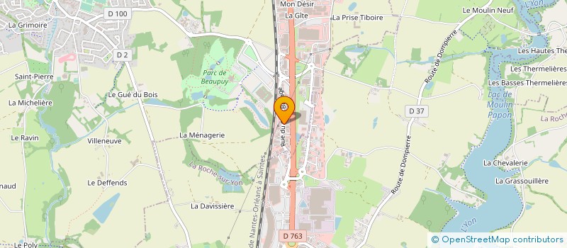 localisation de l'entreprise IMPRIMERIE YONNAISE à MOUILLERON-LE-CAPTIF