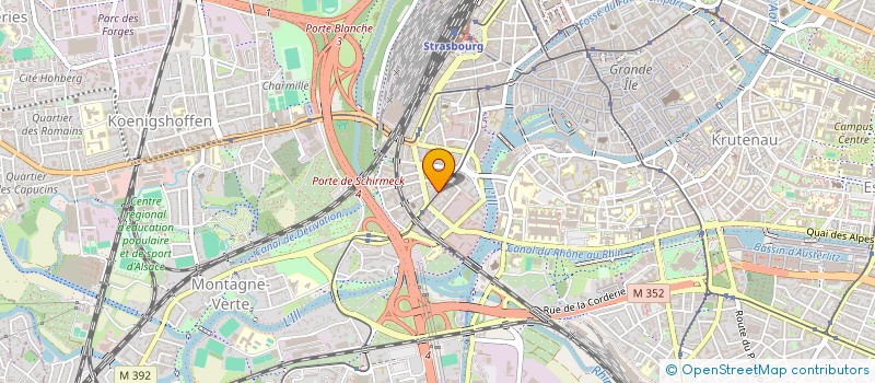 localisation de l'entreprise IMPRIMES-PRESTAT INFORMAT-MATERIEL à STRASBOURG