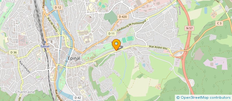 localisation de l'entreprise IMPRIMIUM  EPINAL