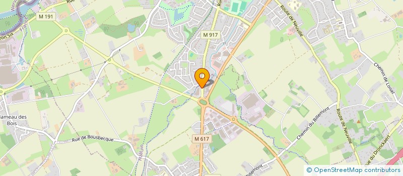 localisation de l'entreprise IMPRIMUR VERTICAL  RONCQ