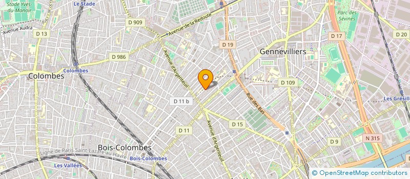 localisation de l'entreprise IMPRIMWORLD  ASNIERES-SUR-SEINE