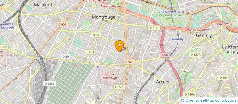 localisation de l'entreprise IMPRITEXTE à COLOMBES
