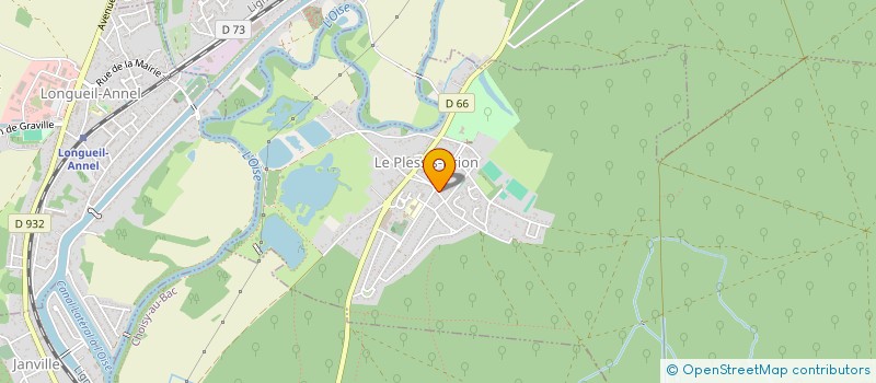 localisation de l'entreprise IMPRO  LE PLESSIS-BRION