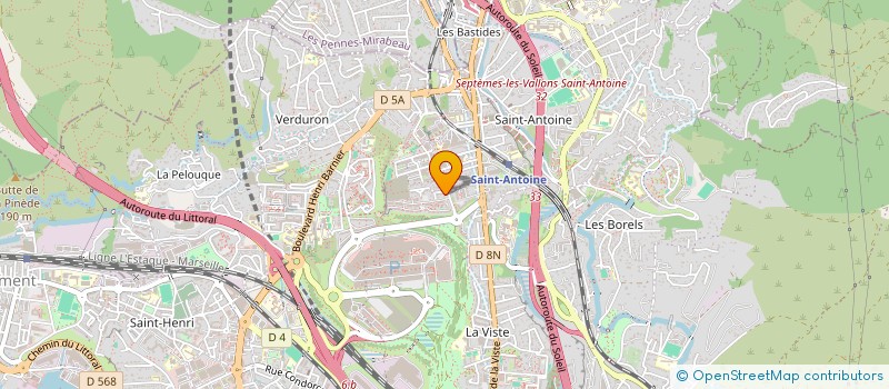 localisation de l'entreprise IMPRO COM à MARSEILLE