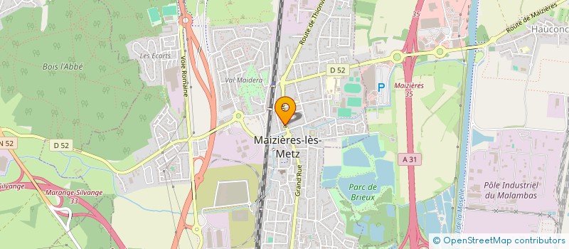 localisation de l'entreprise IMPRO REPRO  MAIZIERES-LES-METZ