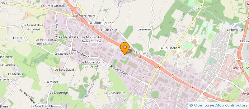 localisation de l'entreprise IMPRO SOLUTIONS à SAINT-HERBLAIN